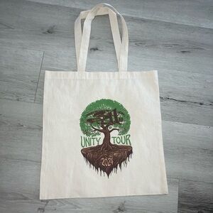 311 one sided tote bag size 15x15